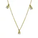 Cadena y colgantes oro amarillo y diamantes 0.06 cts - GD098OA.00