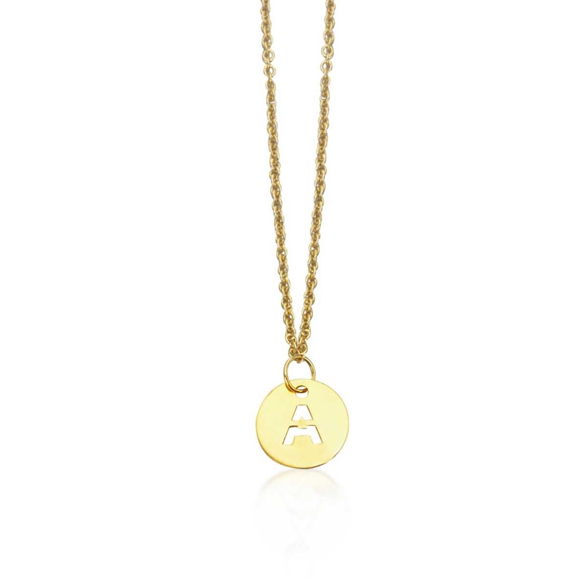 Cadena y colgante con inicial personalizable - GD003OA.1L