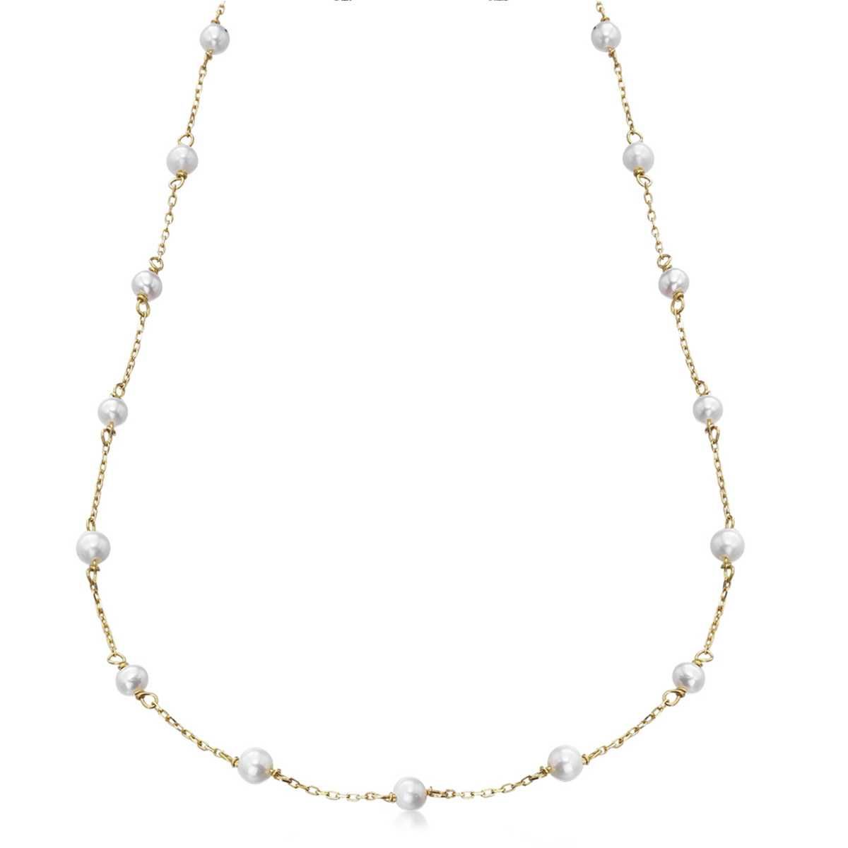 Collar oro amarillo y perlas - GD065OA.00 Collar oro amarillo y perlas - GD065OA.00