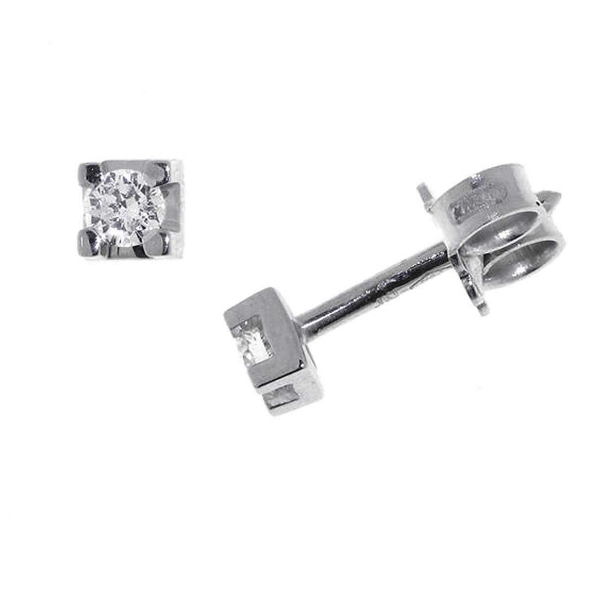 Arracades or blanc i diamant VS 0,10 cts - BB S09052 10