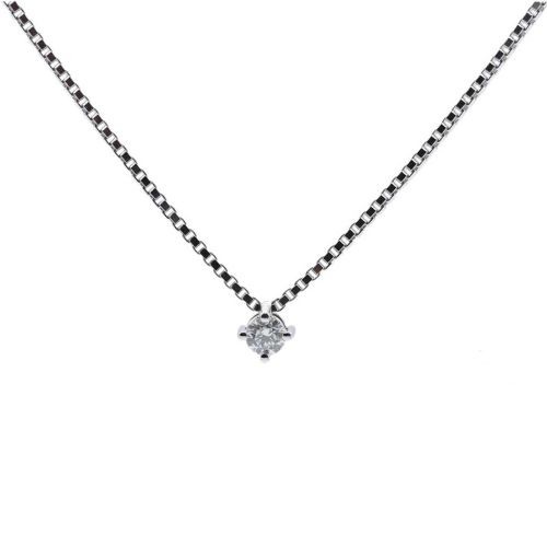 Penjoll en or blanc i diamant VS 0,36 cts - CLN002556 36S