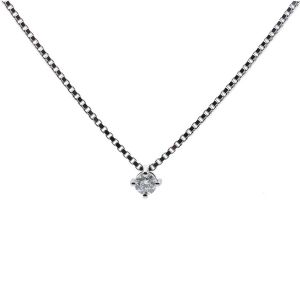 Penjoll en or blanc i diamant VS 0,40 cts - CLN002556 40S