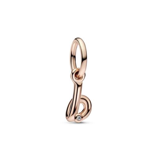 Charm Colgante oro rosa Alfabeto Letra Minúscula B - 782459C01
