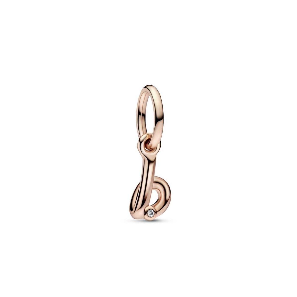 Charm Colgante oro rosa Alfabeto Letra Minúscula B - 782459C01