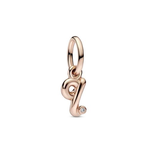 Charm Colgante oro rosa Alfabeto Letra Minúscula Q​ - 782476C01