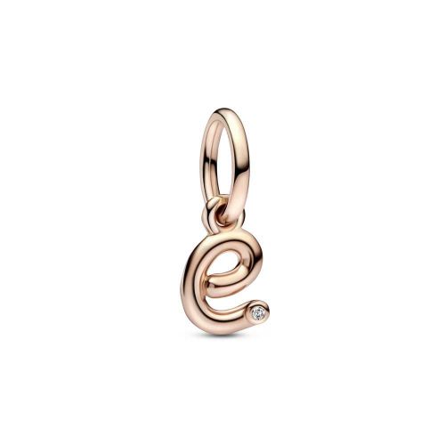 Charm Colgante oro rosa Alfabeto Letra Minúscula E​ - 782463C01