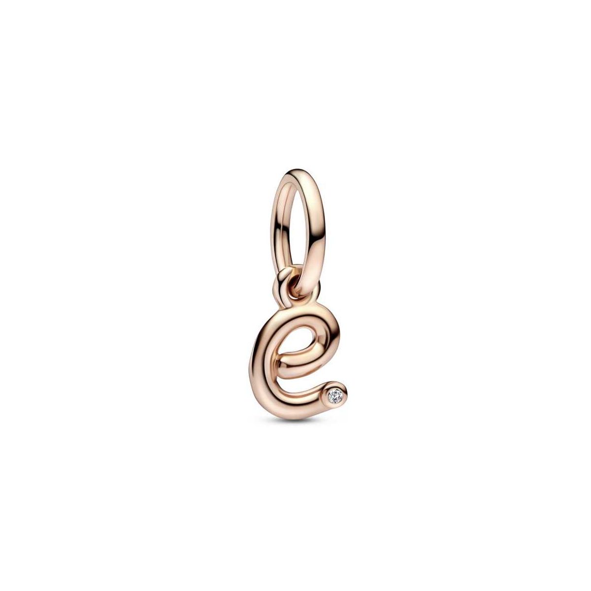 Charm Colgante oro rosa Alfabeto Letra Minúscula E​ - 782463C01