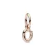 Charm Colgante oro rosa Alfabeto Letra Minúscula O - 782468C01