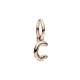 Charm Colgante oro rosa Alfabeto Letra Minúscula C - 782472C01