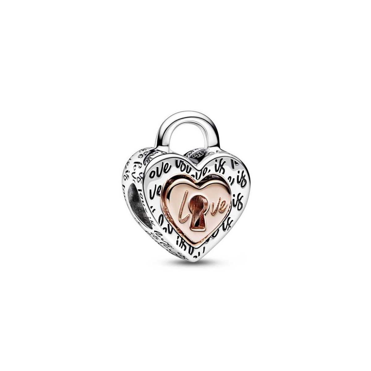 Charm or rosa Cadenat C Divisible en Dos Tons - 782505C00