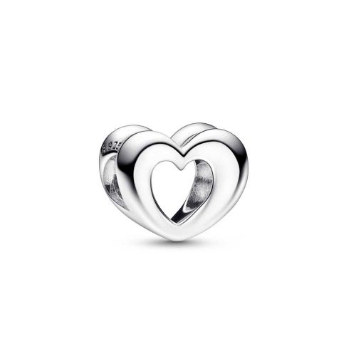 Charm plata Corazón Abierto Radiante  - 792492C00