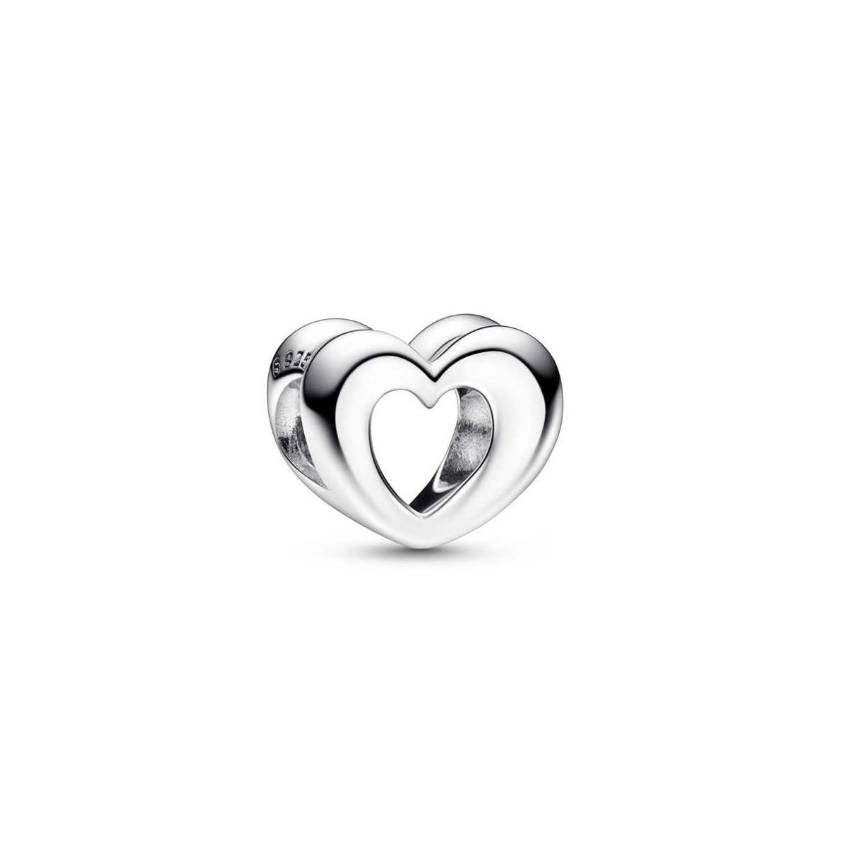 Charm plata Corazón Abierto Radiante - 792492C00 Charm plata Corazón Abierto Radiante - 792492C00