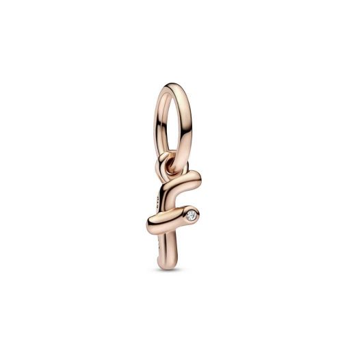 Charm Colgante oro rosa Alfabeto Letra Minúscula F - 782532C01
