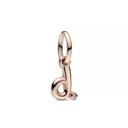 Charm Colgante oro rosa Alfabeto Letra Minúscula D - 782534C01