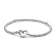 Polsera Pandora Moments plata Cadena amb Tachuelas - 592453C00-18
