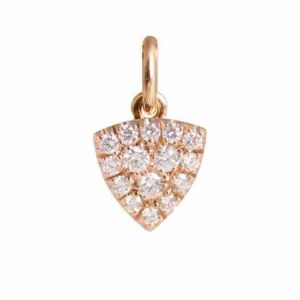 Colgante oro rosa y diamante 0,07 cts - FP2606R001