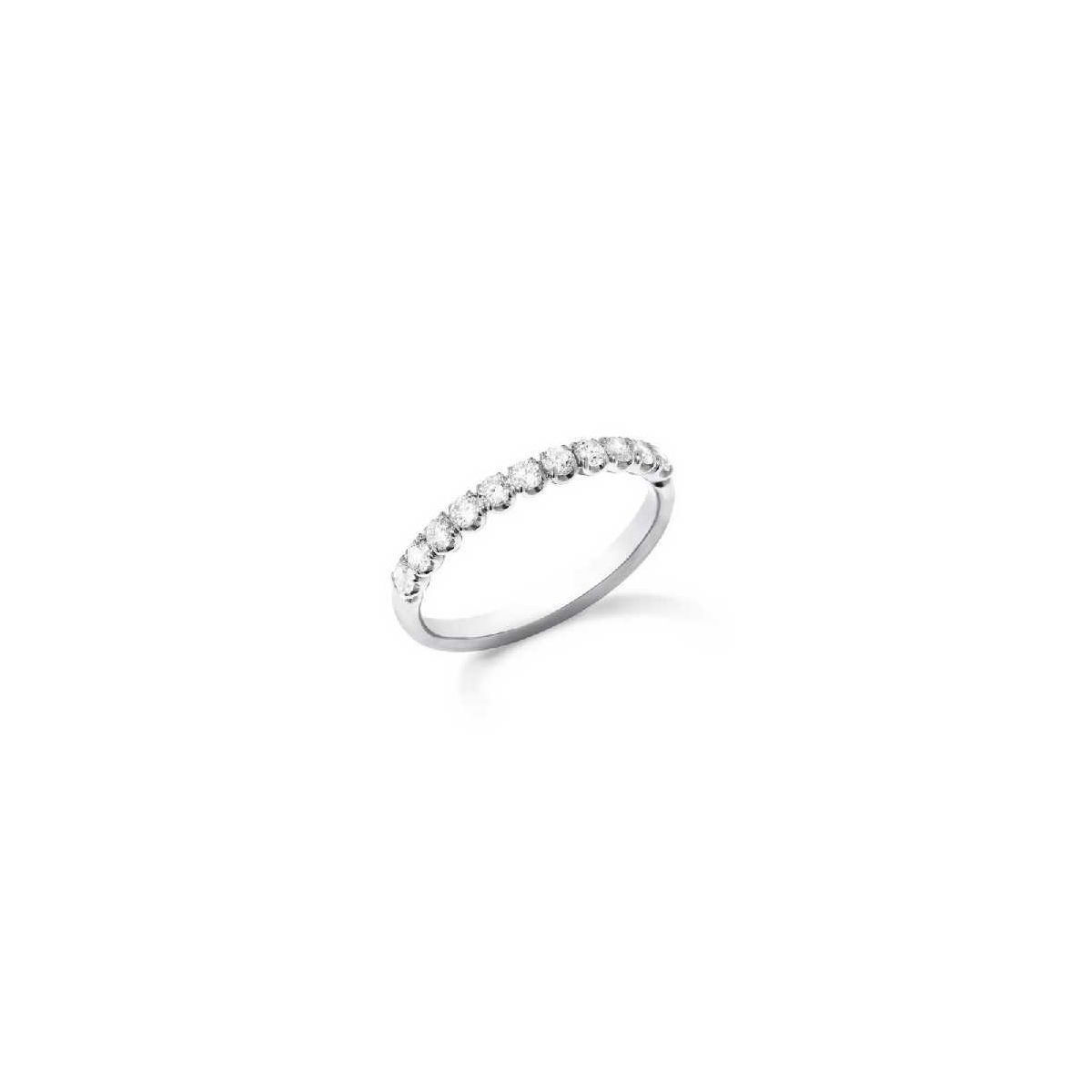 Mitja aliança or blanc i diamants 0,45 qts - FA1225B001 Mitja aliança or blanc i diamants 0,45 qts - FA1225B001