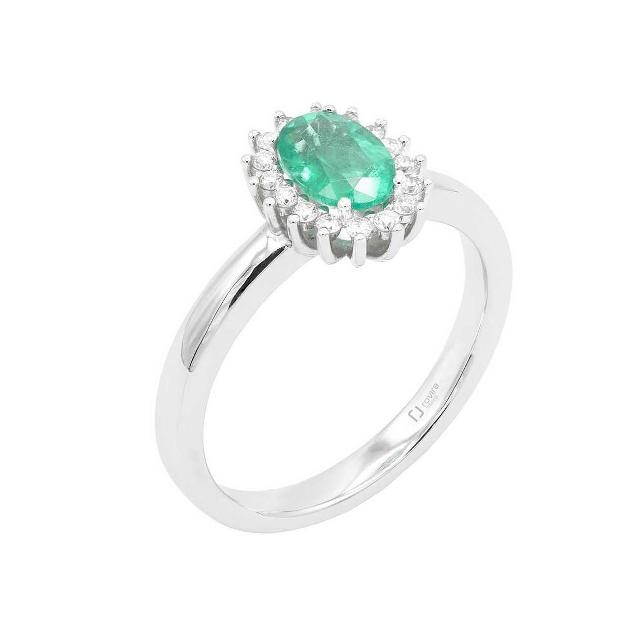 Solitari or blanc i diamant 0,16 cts. - 42426S009