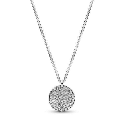 Collar de plata Cercle a Pavé - 392632C01-45