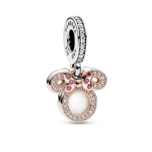 Charm Penjoll Doble de plata/or rosa Silueta Minnie Mouse de Disney - 782615C01