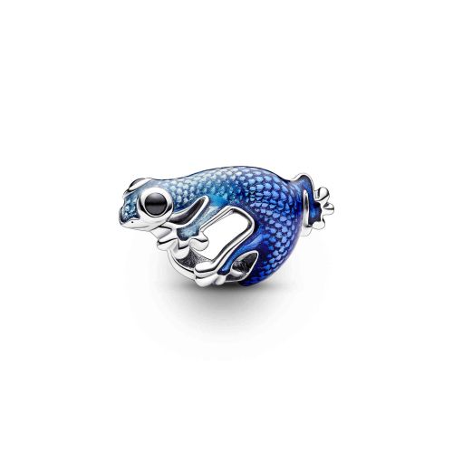 Charm en plata Geco Azul Metalizado  - 792701C01