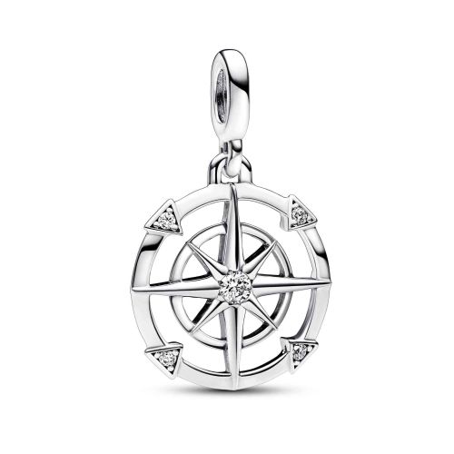 Charm Medallón Pandora Me en plata Brújula  - 792693C01