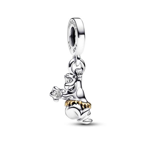 Charm Penjoll en plata de llei i or de segona llei de 14k Baloo 100Aniversari de Disney