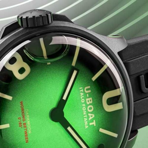 perfil U-Boat Darkmoon 44mm Green PVD Soleil - 9503