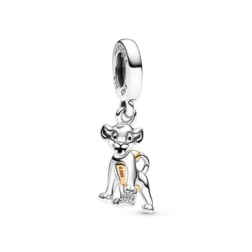 Charm Colgante plata Simba 100 Aniversario de Disney con Diamante  - 792749C01