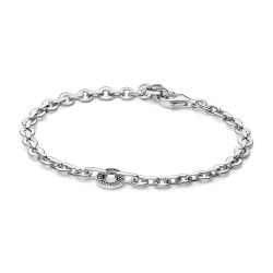 Polsera Pandora Signature plata Cadena Gruixuda Pavé - 592777C01-18