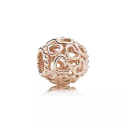 Charm Rose Corazón Calado - 780964