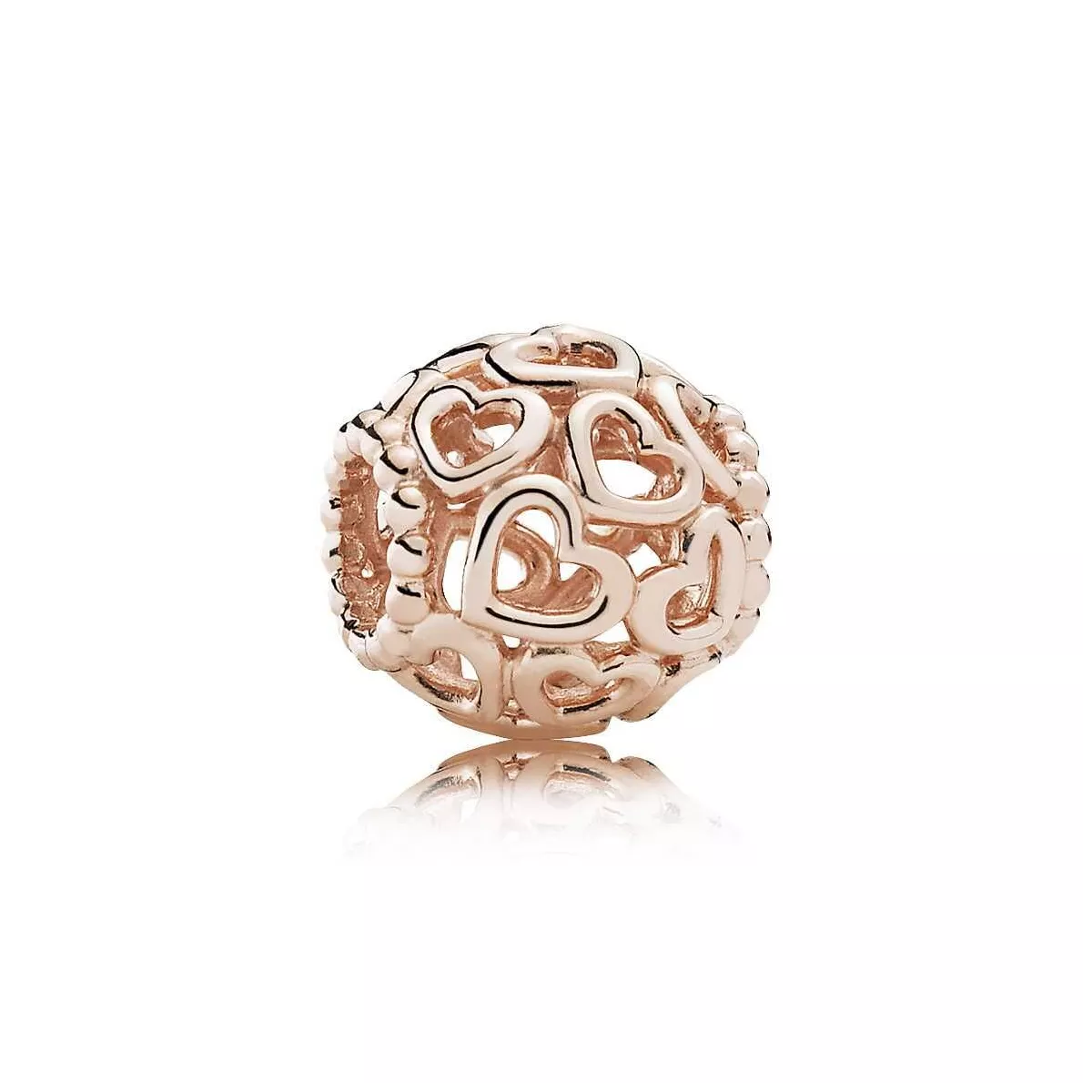 Charm Rose Corazón Calado - 780964