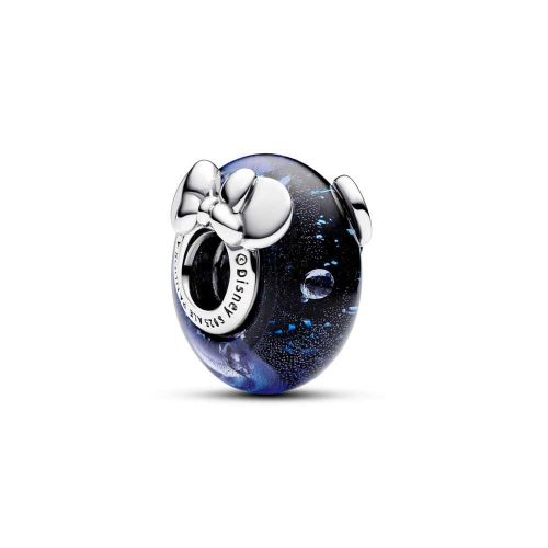Charm Cristall Murano Blau Mickey Mouse & Minnie Mouse - 792958C01