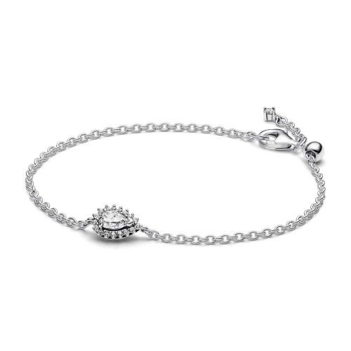 Pulsera Halo Brillante Corte Pera - 593001C01-16