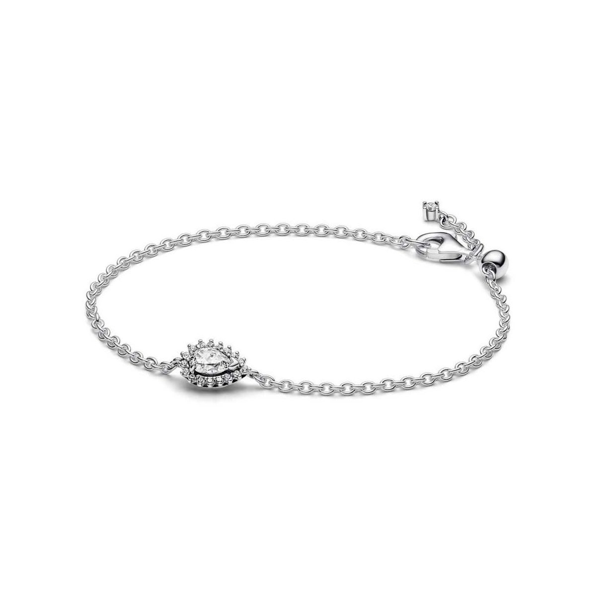 Pulsera Halo Brillante Corte Pera - 593001C01-16