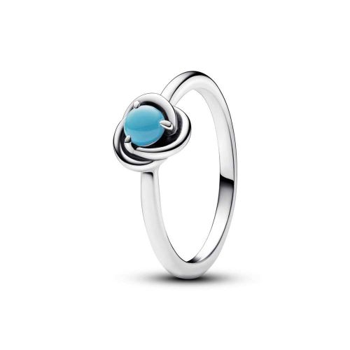 Anillo Círculo Eternity Azul Turquesa - 192993C12-54 Anillo Círculo Eternity Azul Turquesa - 192993C12-54