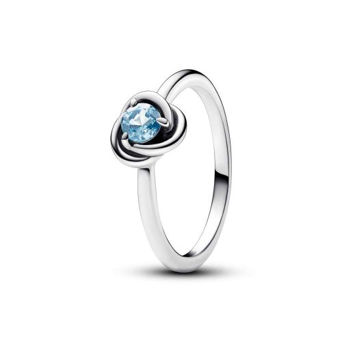 Anillo Eternity Azul Aguamarina - 192993C03-56 Anillo Eternity Azul Aguamarina - 192993C03-56