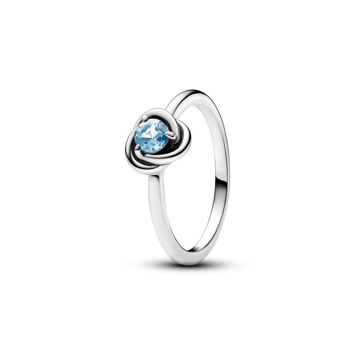 Anillo Eternity Azul Aguamarina - 192993C03-56 Anillo Eternity Azul Aguamarina - 192993C03-56