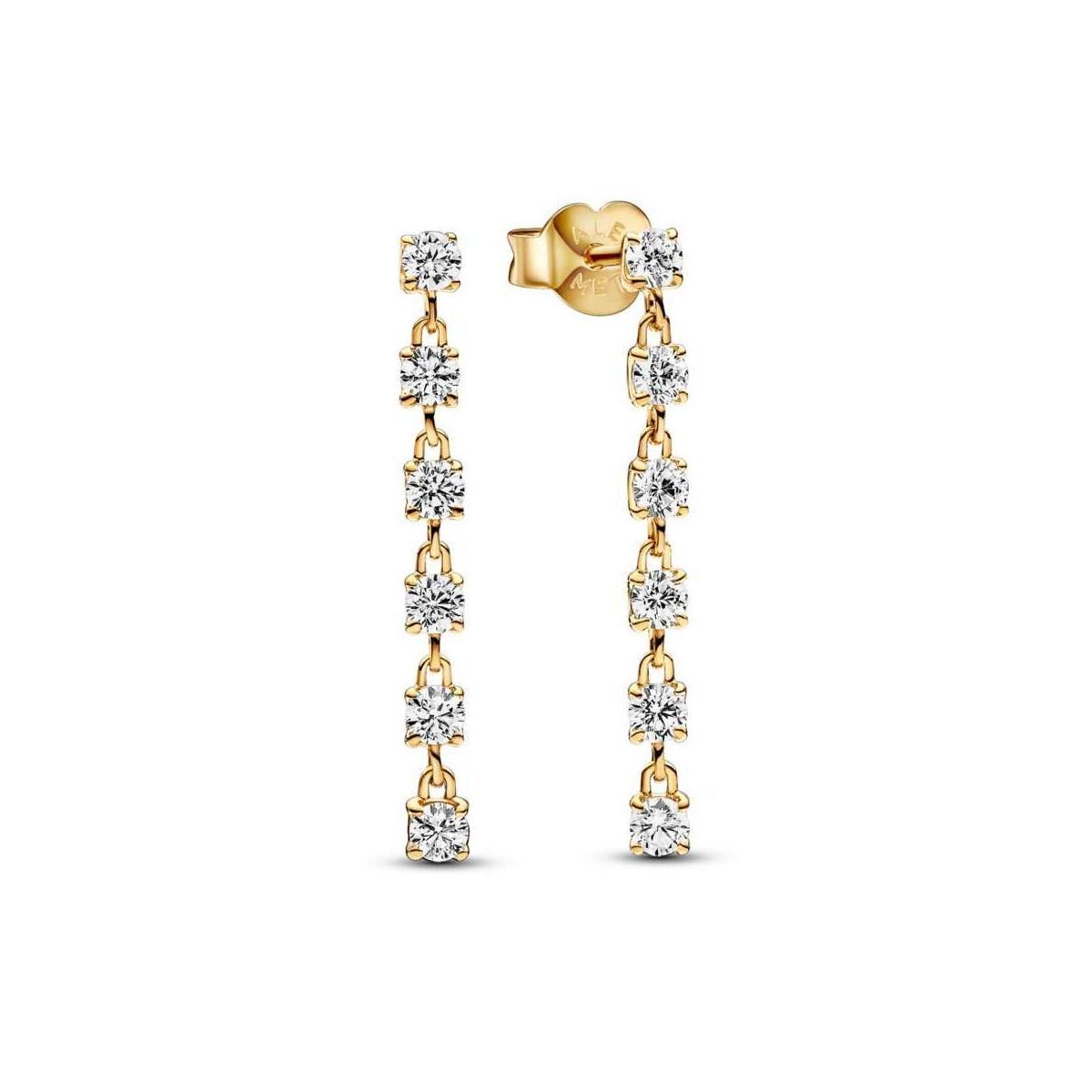 Pendientes Colgantes en oro Gemas Brillantes - 263011C01