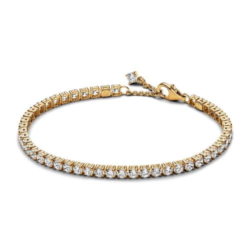 Pulsera Tenis con un recubrimiento en oro - 561469C01-16
