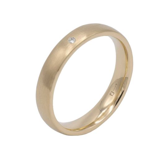 Alianza oro amarillo y diamante - 532/25/OG/B