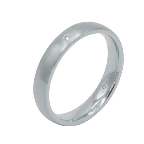 Alianza oro blanco y diamante - 532/30/OB/B