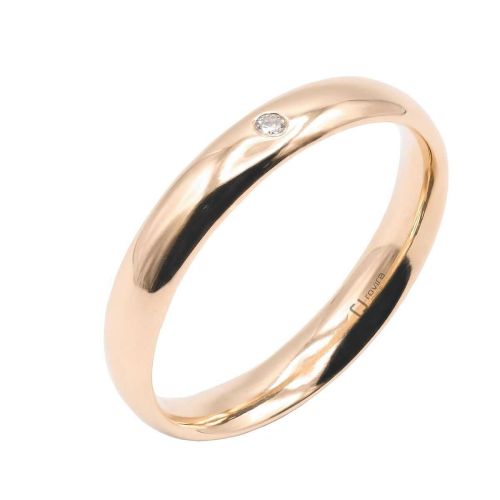 Aliança or rosa i diamant - 26199/30/OR/B