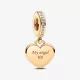 Charm Colgante oro Corazón Grabable  - 768761C01
