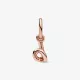 Charm Colgante oro rosa Alfabeto Letra Minúscula B - 782459C01