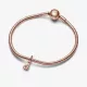 Charm Colgante oro rosa Alfabeto Letra Minúscula D - 782534C01