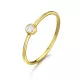 Solitario oro amarillo y diamante de 0.05 cts - GA014OA.13