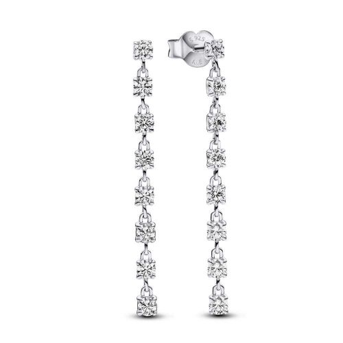 Arracades Penjolls en plata de llei Vuit Gemmes Brillants - 293159C01
