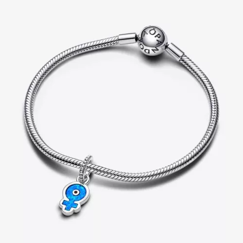 Charm Colgante en plata Opalescente Mujer Poderosa - 793181C01