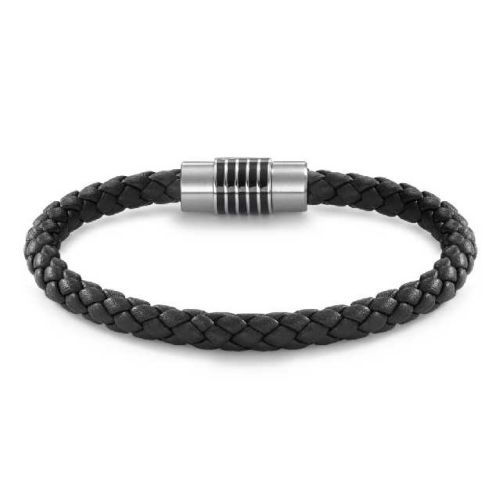 Pulsera Hombre en acero, cerámica y cuero - 026.300.D74.XX